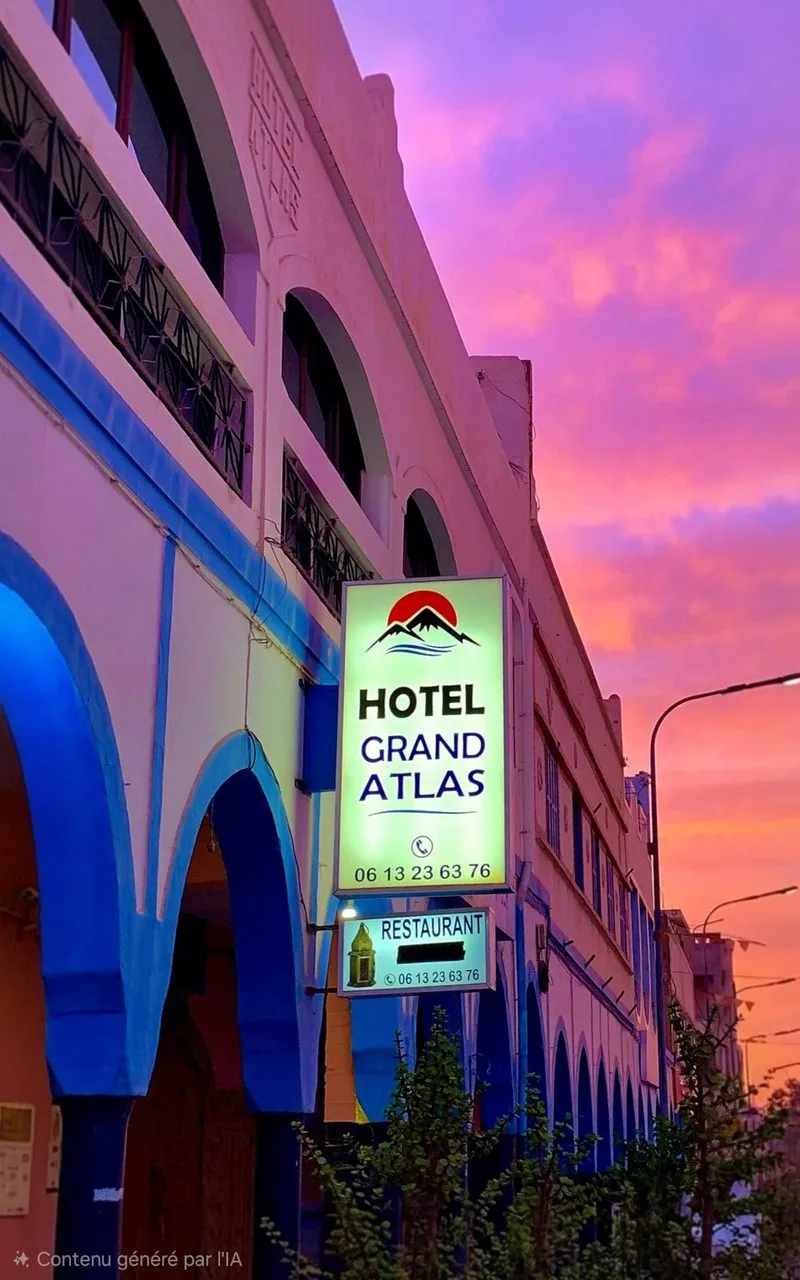 Hotel Le Grand Atlas Mirleft, Maroc — Hotel Atlas